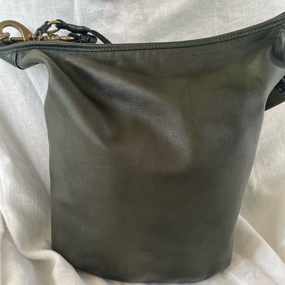 Coach Dark Green Shoulder Bag - Picture 8 of 15